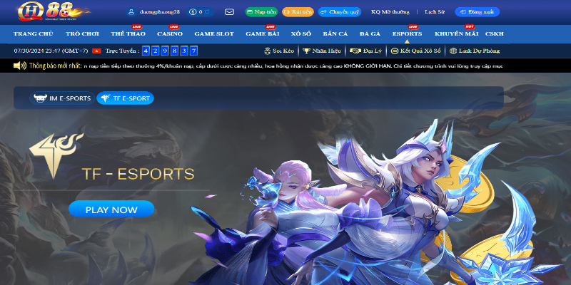 Các loại kèo cược sẽ xuất hiện tại Esports QH88