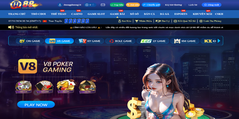 Bài cào chơi nhanh thắng ngay ở cổng game bài trực tuyến QH88